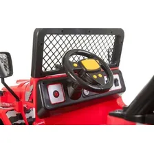 Carrinho Infantil Motorizado Elétrico Brinquedo Jeep Mini Cor Vermelho Foto mini 2