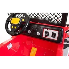 Carrinho Infantil Motorizado Elétrico Brinquedo Jeep Mini Cor Vermelho Foto mini 4