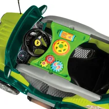 Carrinho Infantil Passeio Diipi Pedal Com Empurrador E Som Cor Verde Foto mini 3