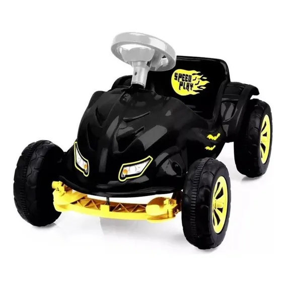 Carrinho Infantil Pedal De Passeio Speedplay Bat Homeplay Cor Preto Foto 1