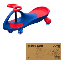 Carrinho Infantil Rolimã Car 360° Rodas com Led Azul e Vermelho Covei Toys Foto mini 4