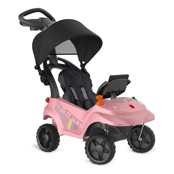 Carrinho Infantil Smart Baby Comfort Rosa Bandeirante Foto 1