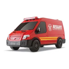 Carrinho Infantil Van Supervan Resgate - Roma Brinquedos Foto mini 1
