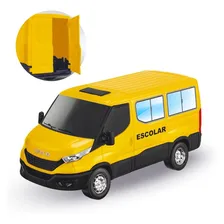 Carrinho Iveco Daily Van Escolar Infantil - Usual Brinquedos Foto  mini 1