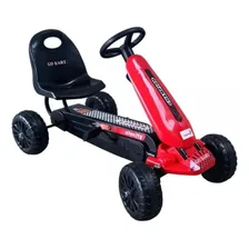 Carrinho Kart Pedal Infantil Vermelho Unissex Regulagem Foto mini 1