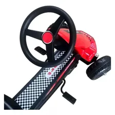 Carrinho Kart Pedal Infantil Vermelho Unissex Regulagem Foto mini 2