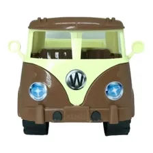 Carrinho Kombi Picape Brinquedo Carro Perua Grande Infantil Cor Kombi Perua Marrom Foto mini 2
