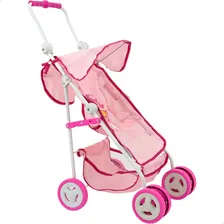Carrinho Luxo Shine Princess Premium Boneca Reborn (rosa) Cor Rosa BebĂȘ Foto mini 1