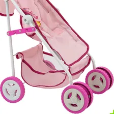 Carrinho Luxo Shine Princess Premium Boneca Reborn (rosa) Cor Rosa BebĂȘ Foto mini 2