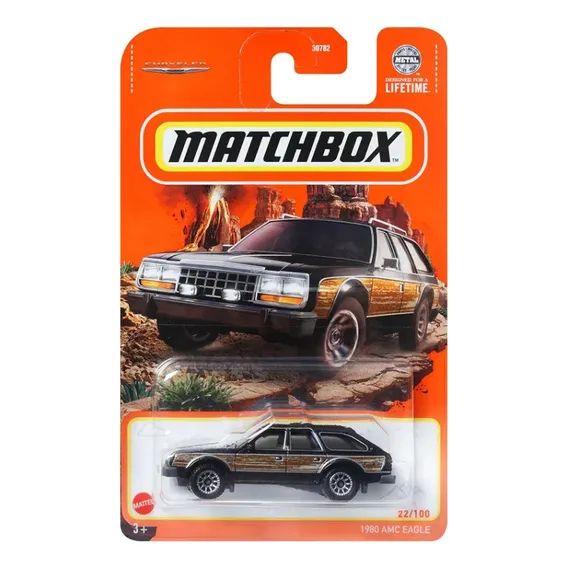 Carrinho Matchbox Miniatura 1980 Amc Eagle - Hvl27 Cor Chumbo Foto 1