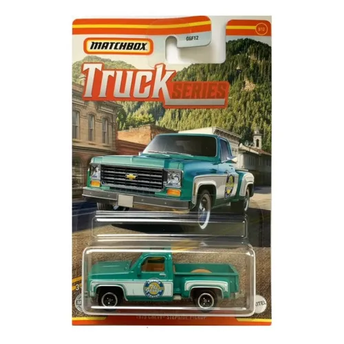 Carrinho Matchbox Truck Series 1975 Chevy Stepside Pickup Foto 1