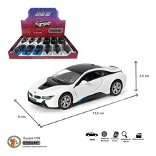 Carrinho Miniatura Bmw Cor Cinza I8 Foto mini 4