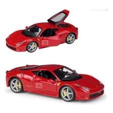 Carrinho Miniatura Em Metal Ferrari 458 1/24 18cm Top Foto mini 1