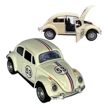 Carrinho Miniatura Fusca Herbie 53 Volkswagen Colecionável Foto mini 1