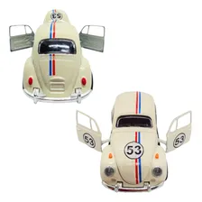 Carrinho Miniatura Fusca Herbie 53 Volkswagen Colecionável Foto mini 3