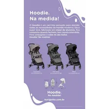 Carrinho Para Bebe Hoodie - Dark Gray - Burigotto Foto mini 4