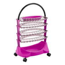 Carrinho para Esmaltes Rosa Smaltbell Classic 2 Bandejas Dompel Foto mini 3