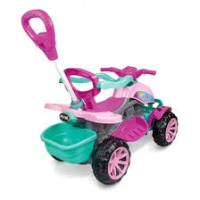 Carrinho Passeio Infantil Empurrador Pedal Criança Lady Star Cor Lilás Foto mini 2
