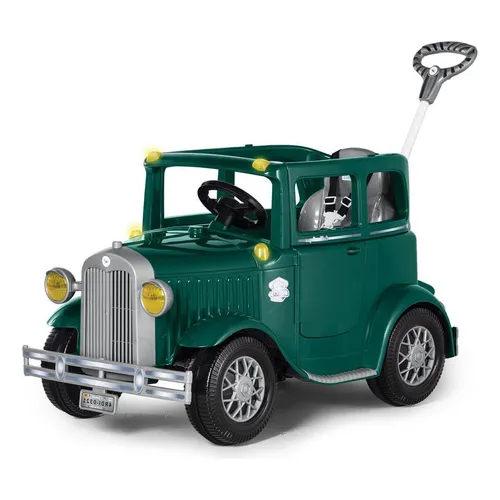 Carrinho Passeio Pedal Calesita Calhambek Verde Calhambeque Foto 1