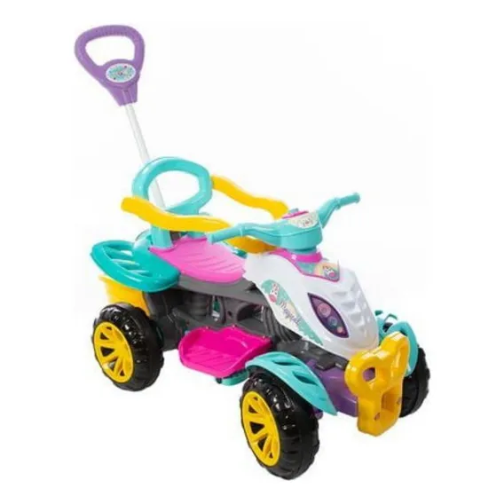 Carrinho Passeio Quadriciclo Infantil Menina Veículo Foto 1