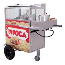 Carrinho Pipoca Doce E Salgada Com Pipoqueira E Lampião - R2 Foto mini 4