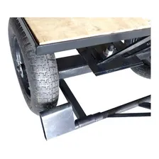 Carrinho Plataforma Para Mudança Multiuso Resistente 400kg Foto mini 3