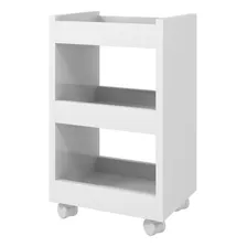 Carrinho Porta Esmalte, Auxiliar Manicure -3 Bandejas Cor Branco Foto mini 2