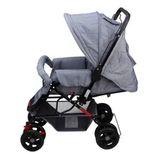 Carrinho Prime Baby Rover De passeio Berço Bebês Até 15kg Cor Cinza Foto mini  3