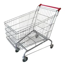 Carrinho Super P/ Compras Aço Reforçado 180 L Foto mini 1