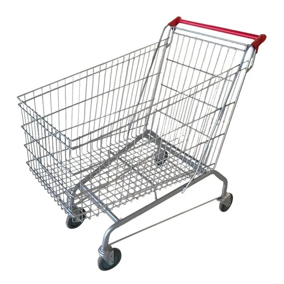 Carrinho Super P/ Compras Aço Reforçado 180 L Foto 1