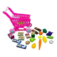 Carrinho Supermercado Infantil Rosa Bw173rs Foto mini 1