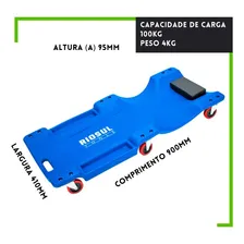 Carrinho Tipo Esteira Para Mecânico Foto mini  3