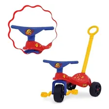 Carrinho Velotrol Infantil Criança BebĂȘ C/empurrador Foto mini 2