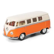 Carrinho Volkswagen Kombi Teto Bege 1962 - 1/32 Metal Foto mini 3