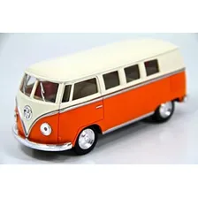 Carrinho Volkswagen Kombi Teto Bege 1962 - 1/32 Metal Foto mini 4