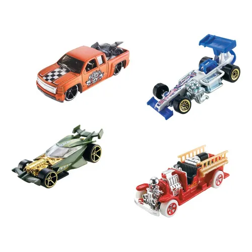 Carrinhos Hot Wheels Sortidos Com 04 Unidades - Mattel Foto 1