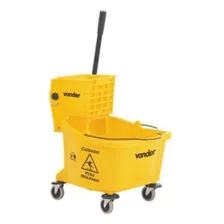 Carro Balde Plástico Limpeza Espremedor 32lt Bev 3200 Vonder Foto mini 1