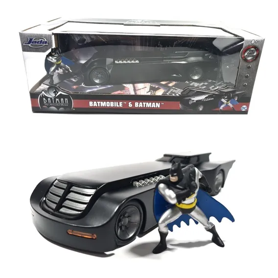 Carro Batman Miniatura Batmóvel Escala 1:24 Jada Toys Serie Foto 1
