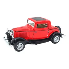 Carro Colecionador Miniatura Ford 3 Window Coupe Fricção Cor Vermelho Foto mini 1