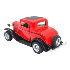 Carro Colecionador Miniatura Ford 3 Window Coupe Fricção Cor Vermelho Foto mini 3