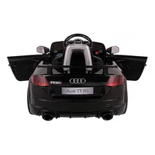 Carro Elétrico Infantil 12v Audi Tt Preto Com Controle Bel Foto mini 4