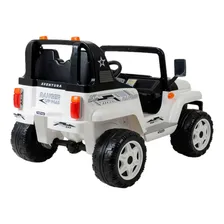 Carro Elétrico Infantil Jipe Ranger Branco Peg Perego 12v Foto mini  3