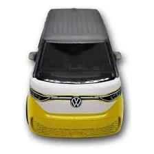 Carro Em Miniatura Mattel Kombi Id Buzz - Kombi Elétrica - Nova Kombi - Kombi 2023 - Vw Kombosa - Komb 2023 1:64 Amarelo Foto mini 3