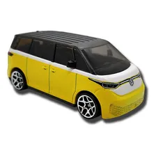 Carro Em Miniatura Mattel Kombi Id Buzz - Kombi Elétrica - Nova Kombi - Kombi 2023 - Vw Kombosa - Komb 2023 1:64 Amarelo Foto mini 1