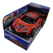 Carro Esporte Com Fricção Luz E Som Vermelho Foto  mini 1