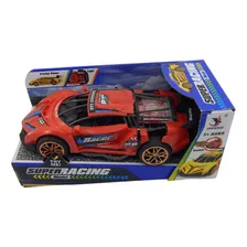 Carro Esporte Com Fricção Luz E Som Vermelho Foto mini  2