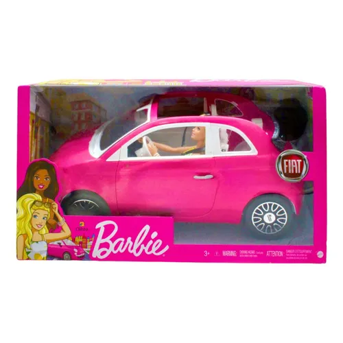 Carro Fiat Barbie rosa Foto 1