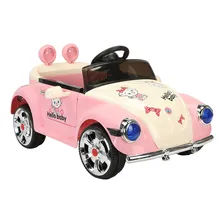 Carro Fusca Elétrico Infantil Motorizado Controle 2 Em 1 Foto  mini 1