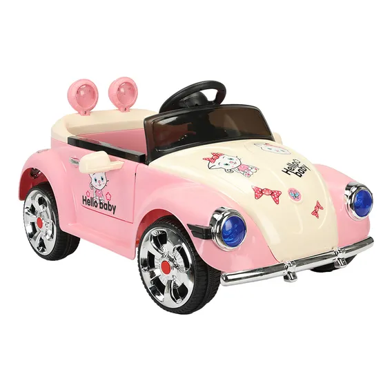 Carro Fusca Elétrico Infantil Motorizado Controle 2 Em 1 Foto 1