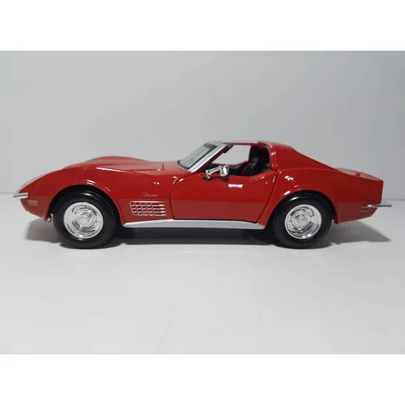 Carro Mini Chevrolet Corvette 1970 Esc 1:24 Maisto Coleção Foto 1